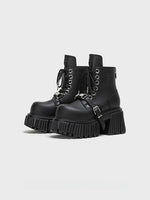 Gothic Platform Ankle Boots