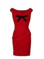 Bow Waist V-Neck Dress