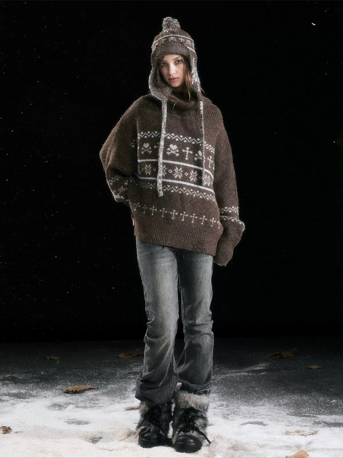Fair Isle Knit Sweater