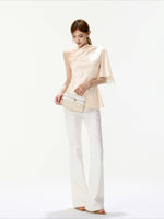 Fringe One-Shoulder Top