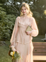 Tencel Elegant Retro Shirt & Skirt Set