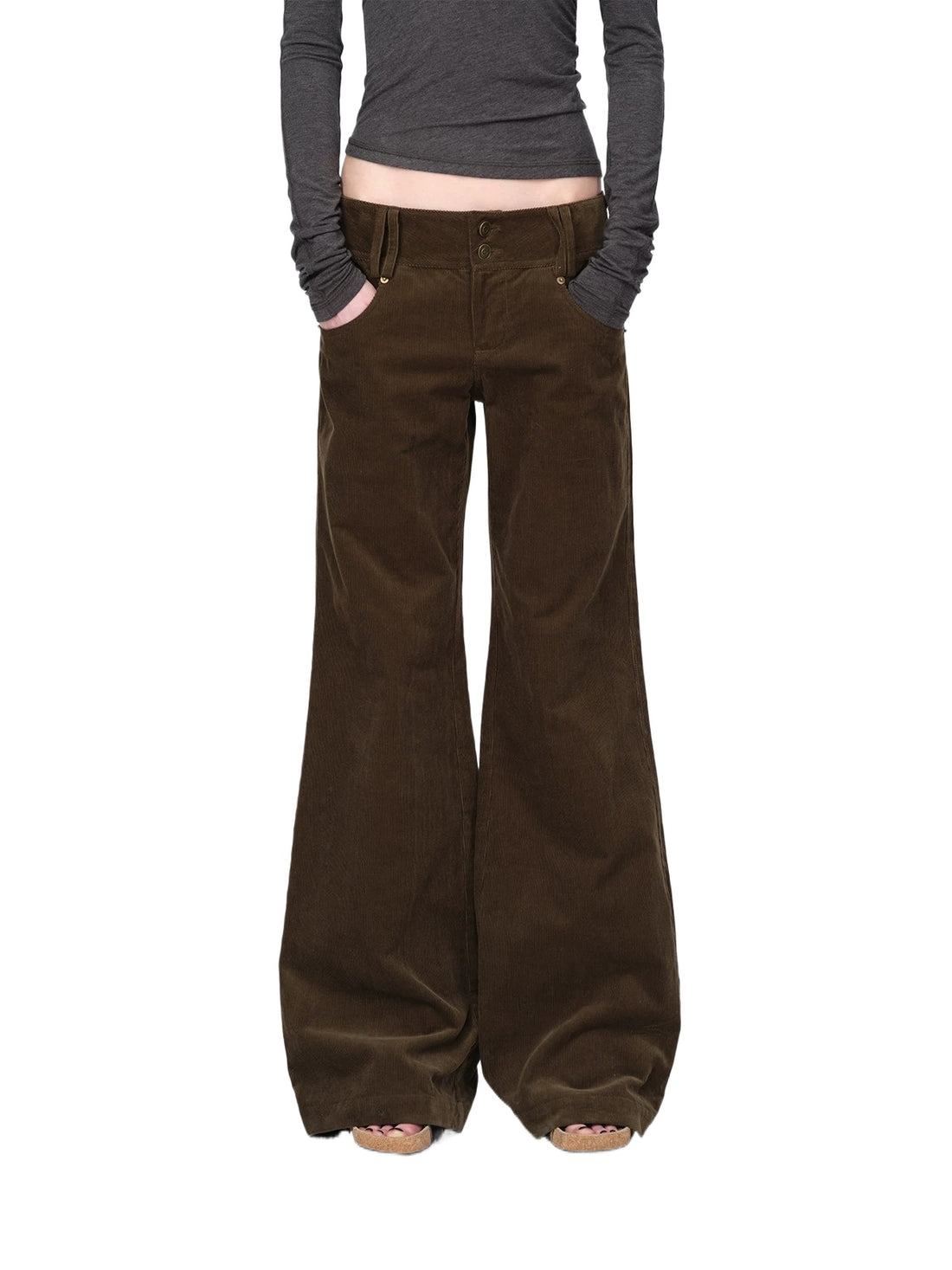 Vintage Corduroy Flare Pants