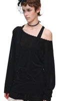 Lace Patch Layered Tee