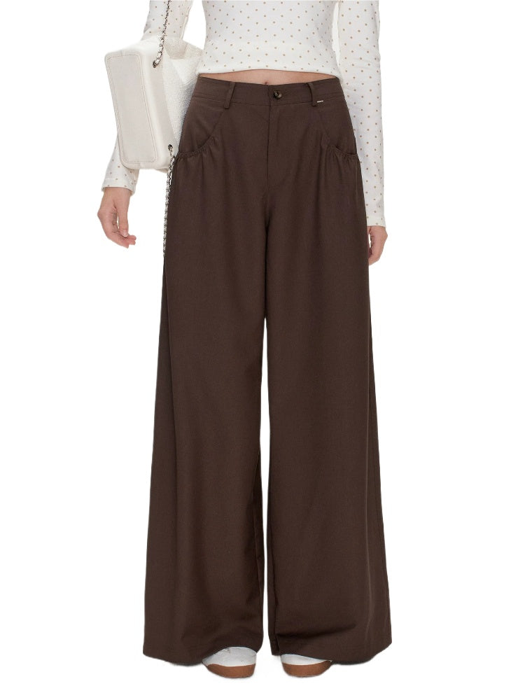 French Wide Leg Pants