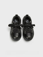 Distressed Platform Sneakers