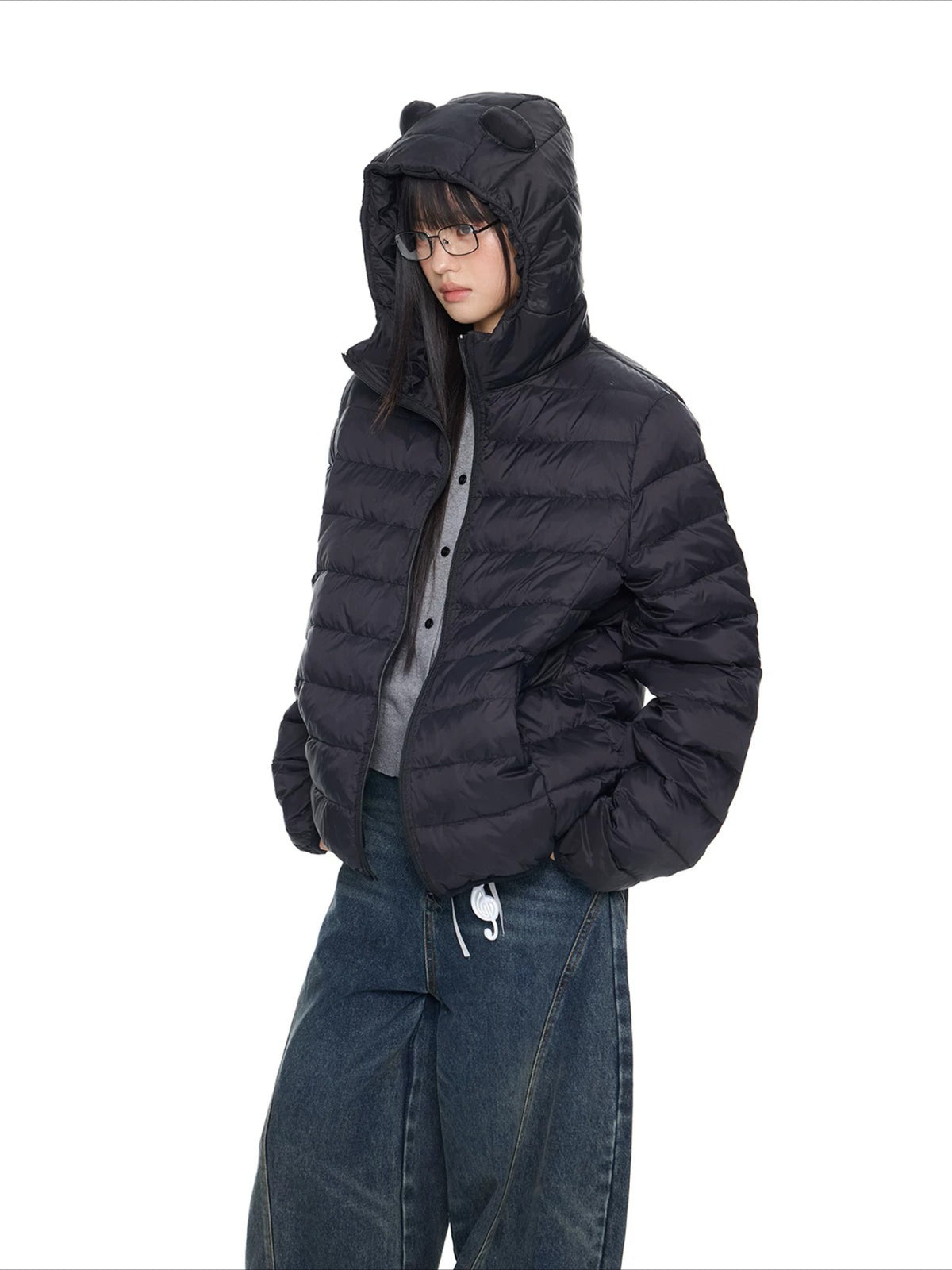 Bear Ear Down Puffer Jacket