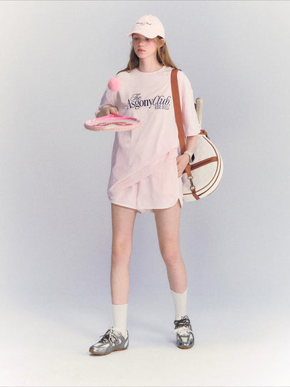 Embroidered Letter Tee