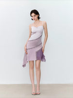 Purple Lace Slip Dress