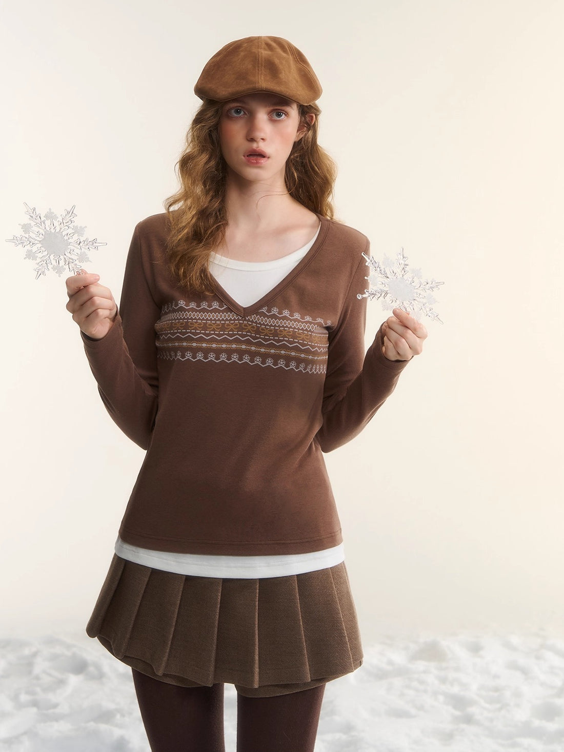 Fair Isle Two-Piece Tee