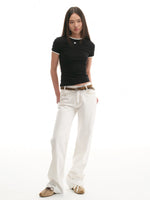 Slim-Fit Color-Block Crewneck Sports T-Shirt