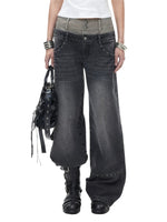 Studded Wide Leg Jeans