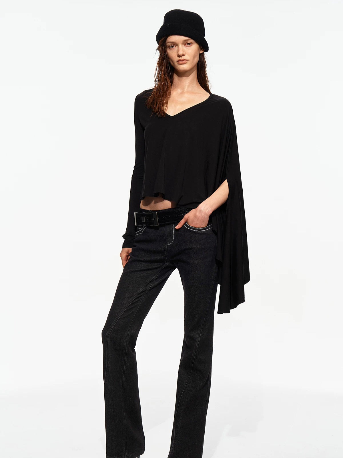 Geometric Straight Pants