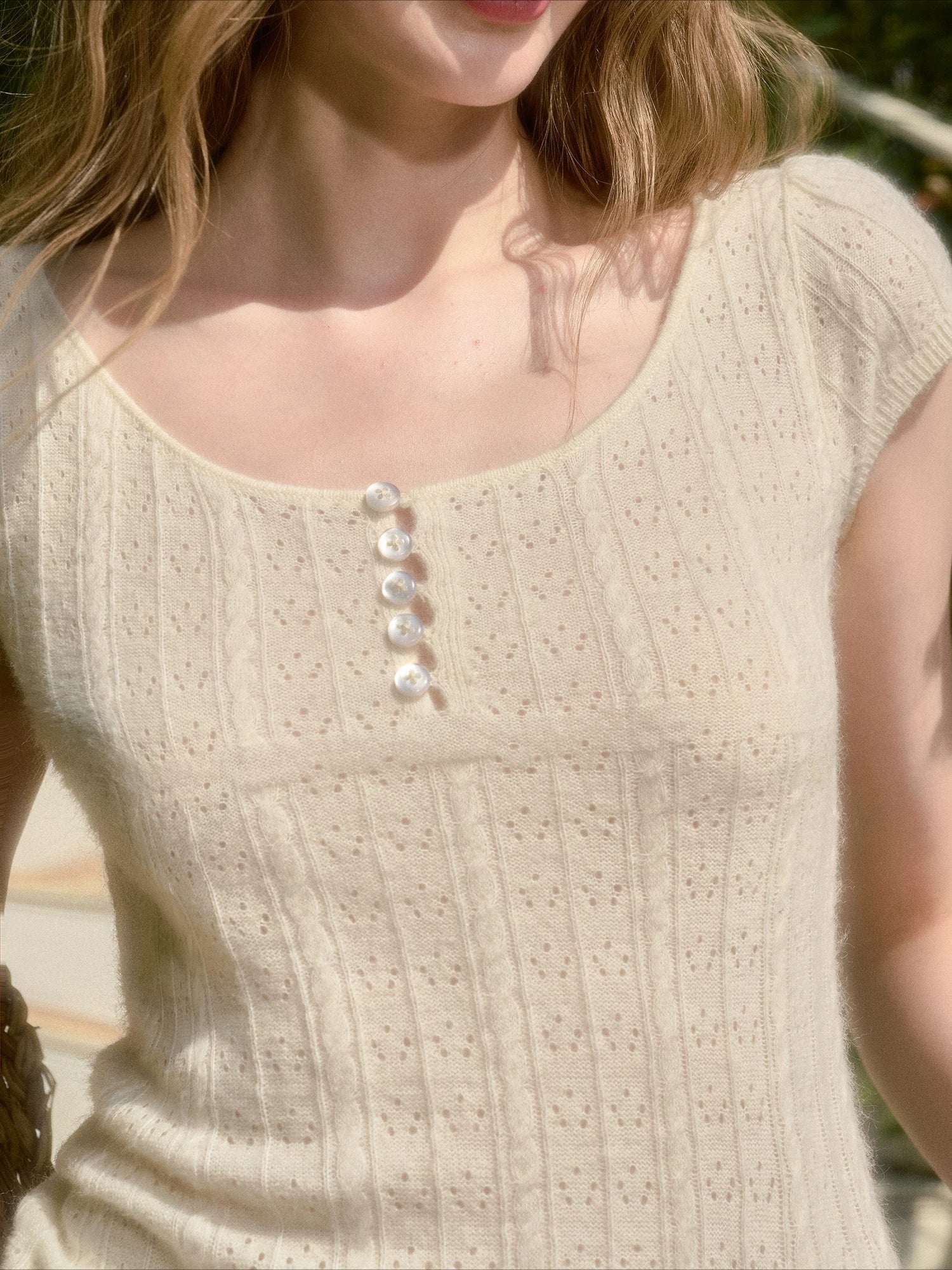 Wool Knit Top