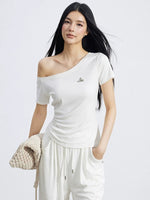 Off-Shoulder Drape Set