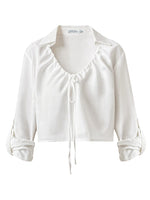 Lace Detail V-neck Set