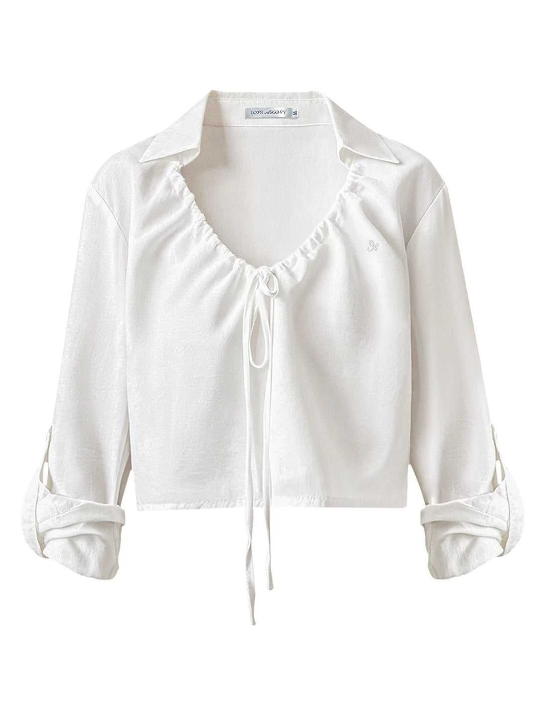 Lace Detail V-neck Set