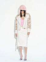 Patchwork Faux Fur Coat