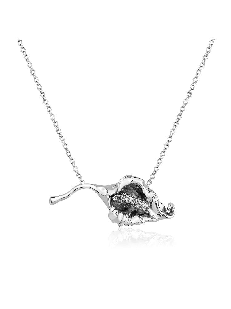 Floral Fine Chain Necklace