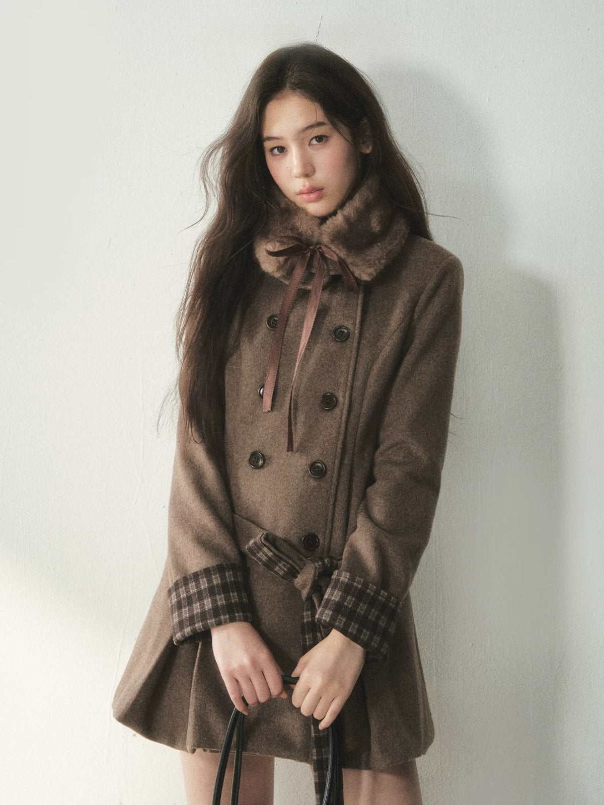 Vintage Peter Pan Collar Wool Coat