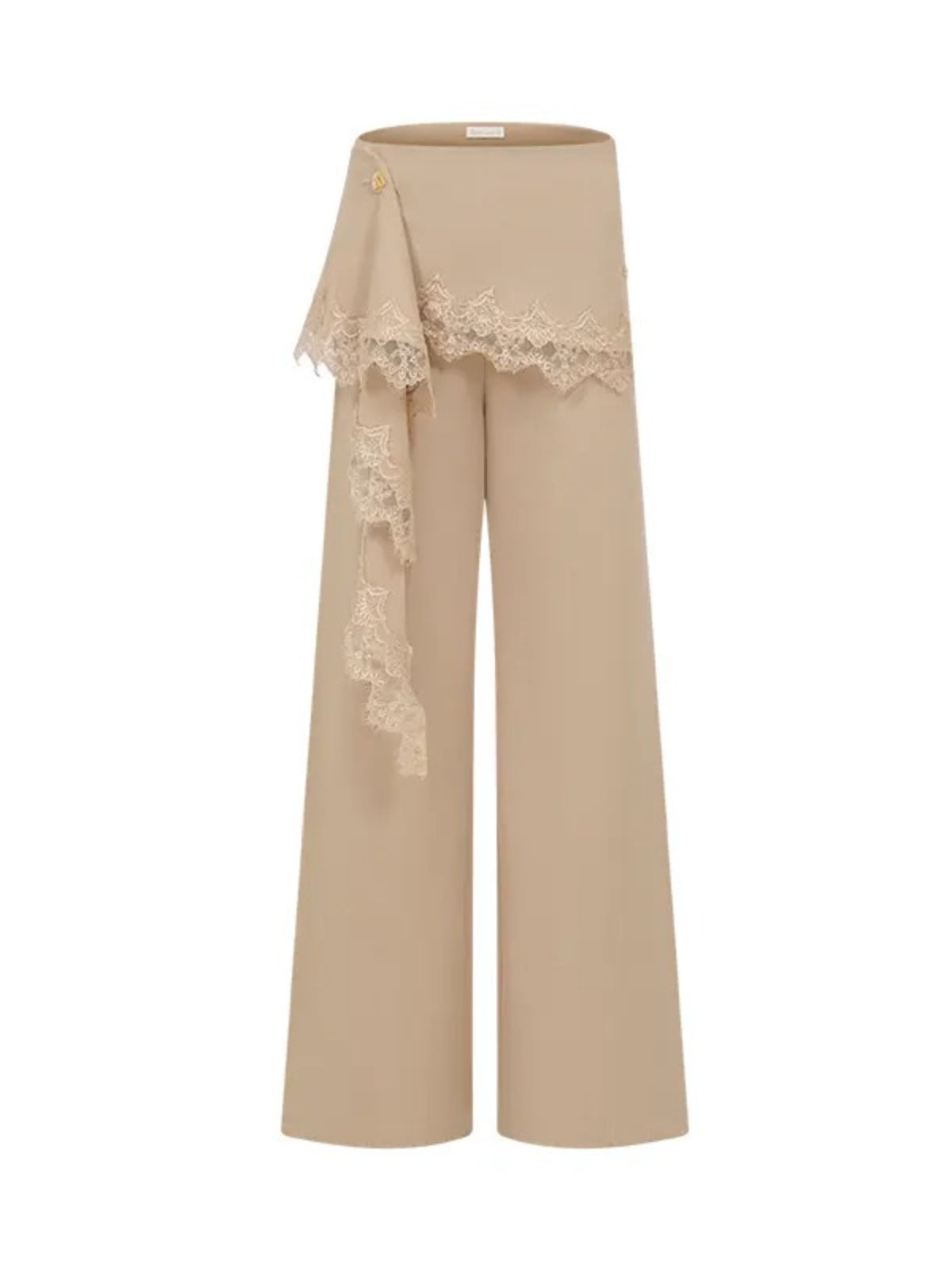 Lace Wide Leg Suit Pants