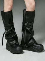 Leather Leg Warmers