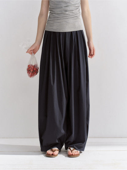 Pleated Balloon Pants