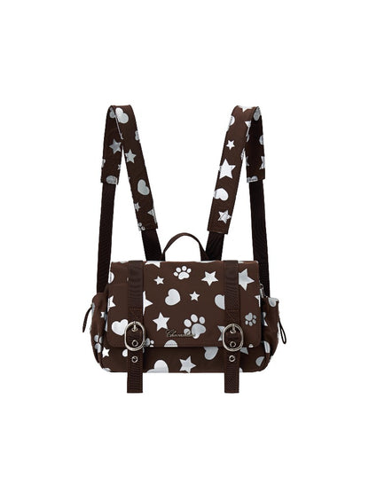 Star Paw Foil Flap Backpack