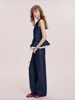 Lace Denim Set