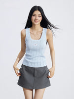 Lace Hollow Ice-Silk Vest