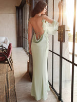 Lumi Backless Satin Dress