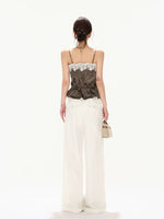Lace Trim Cami Top
