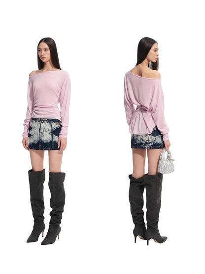 Volcano Denim Mini Skirt