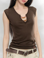 Matte Wide Leather Belt