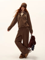 Pony Beaded Hoodie Set