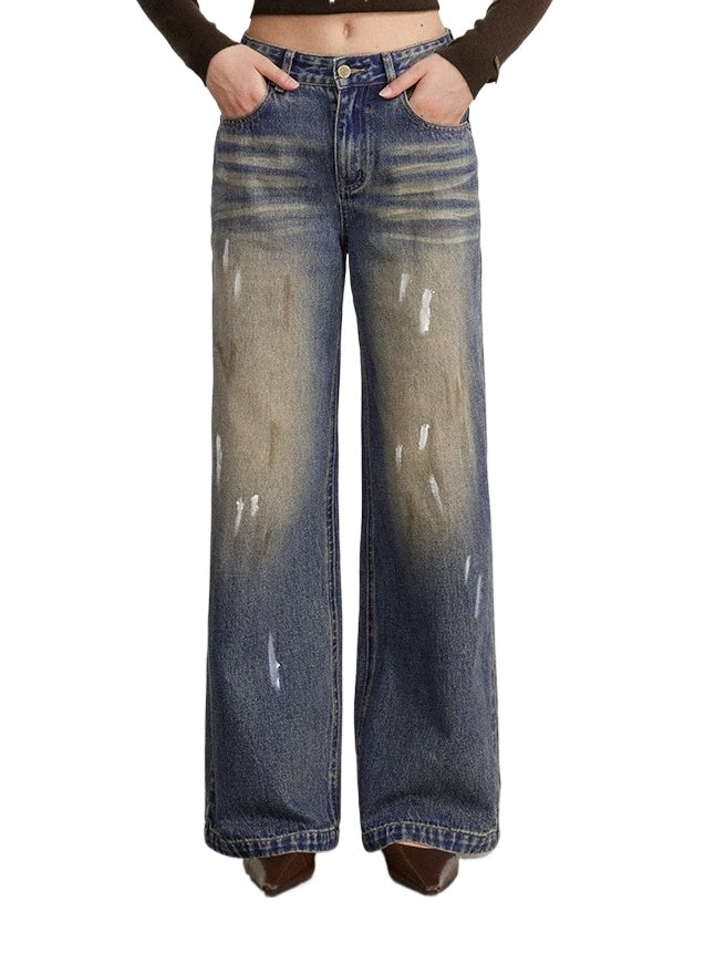 Ink Wash Denim Pants
