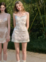 Floral Satin Slip Dress