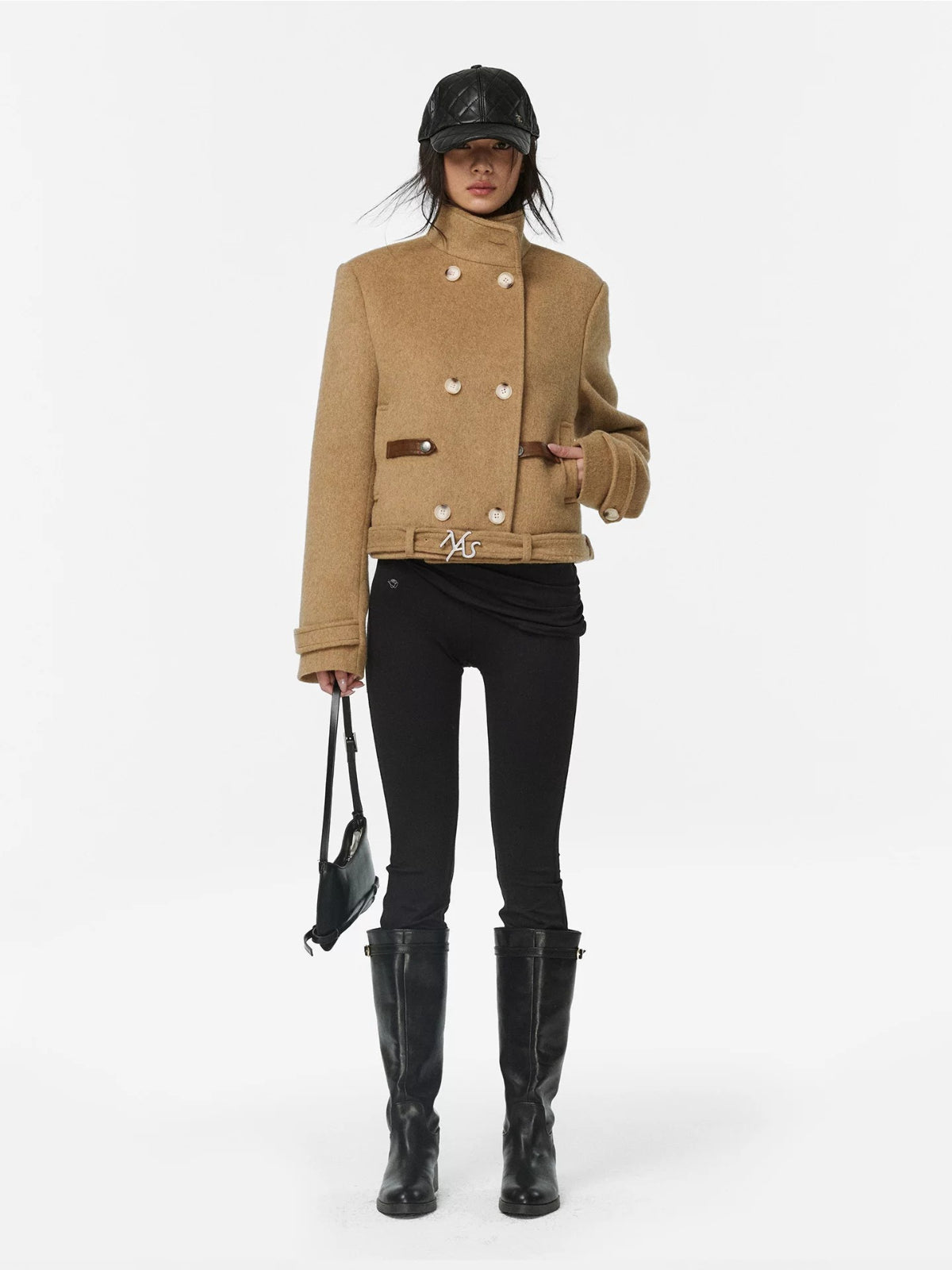 Stretch Brushed Slim Flare Pants