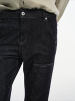 Raw Denim Flare Jeans