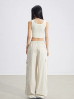 Cargo Wide-Leg Pants