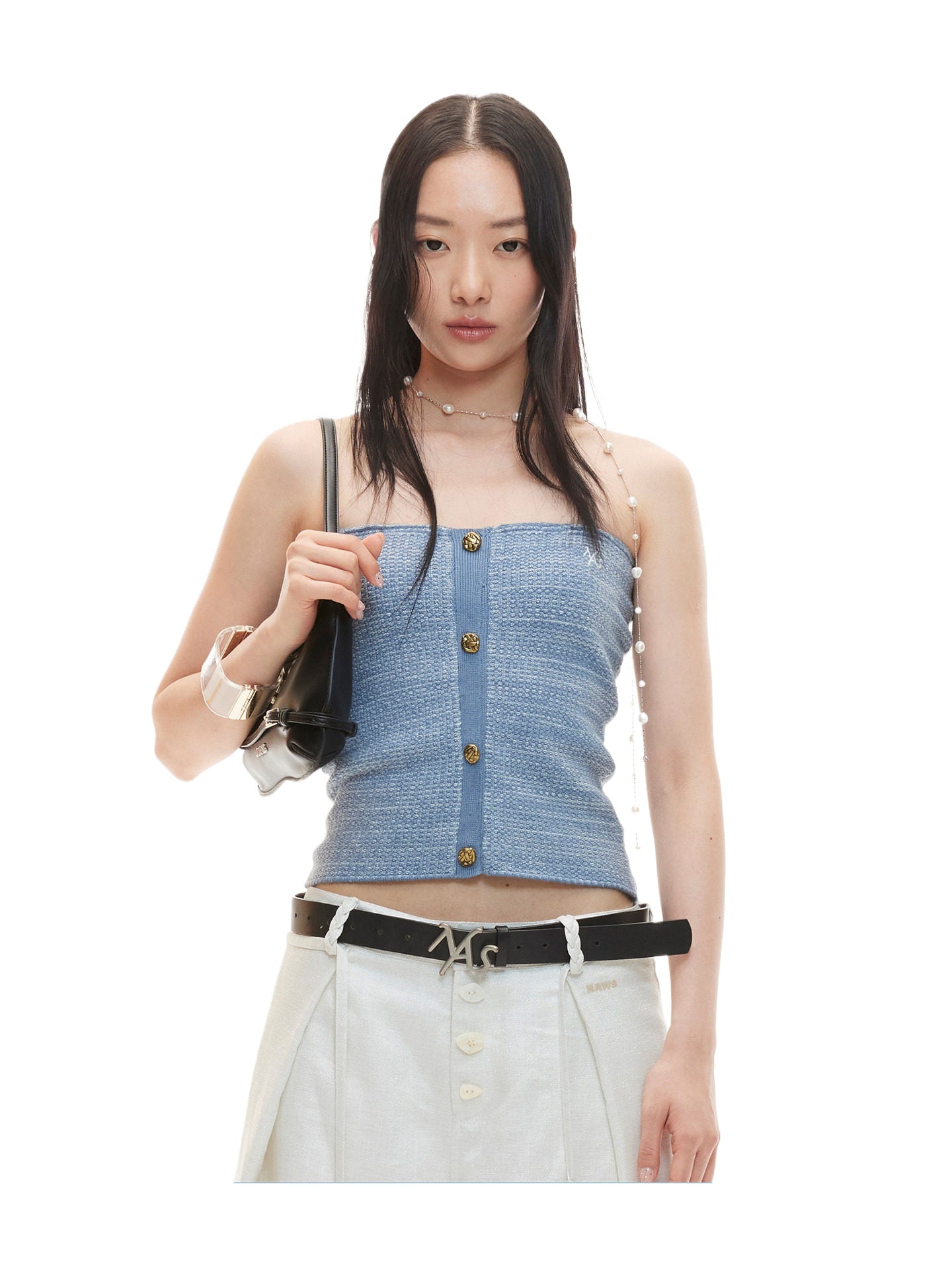 Blue Wanderer Knit Bandeau
