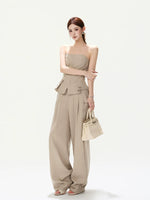 Linen Pleated Set