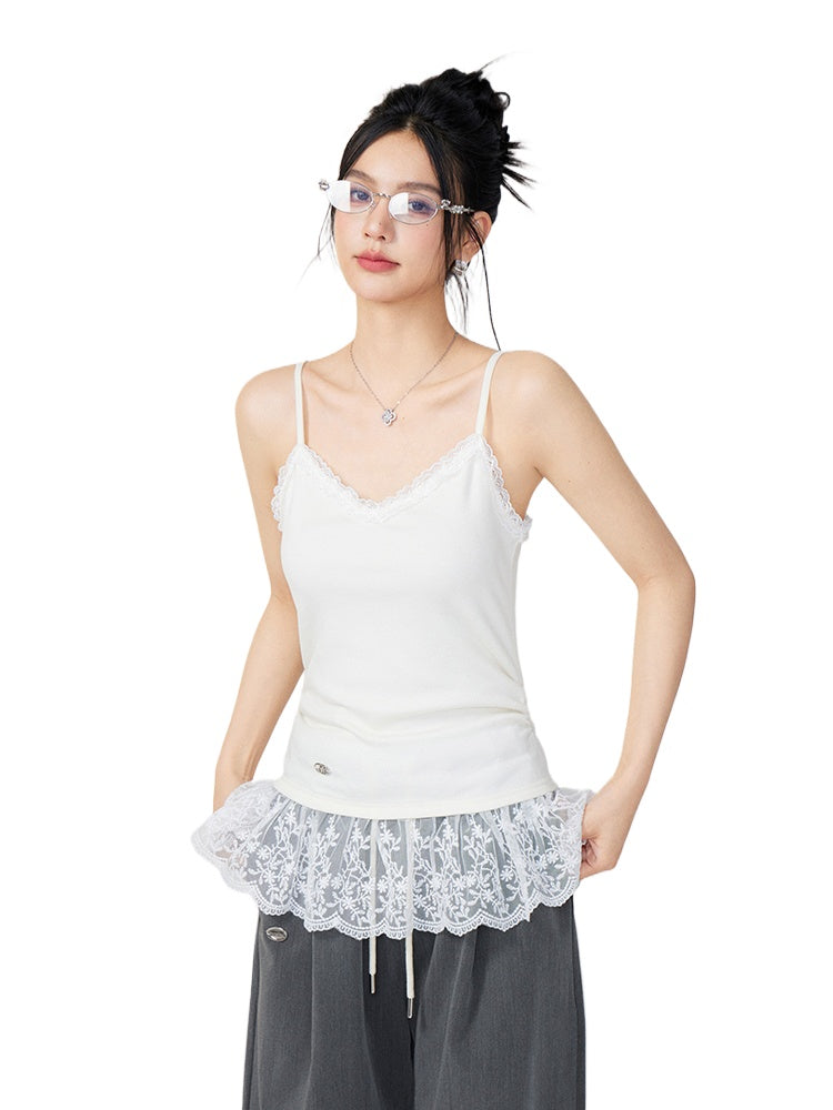 Lace-Trimmed Pure Desire Camisole