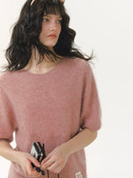 Silk Cashmere Brushed Sweater