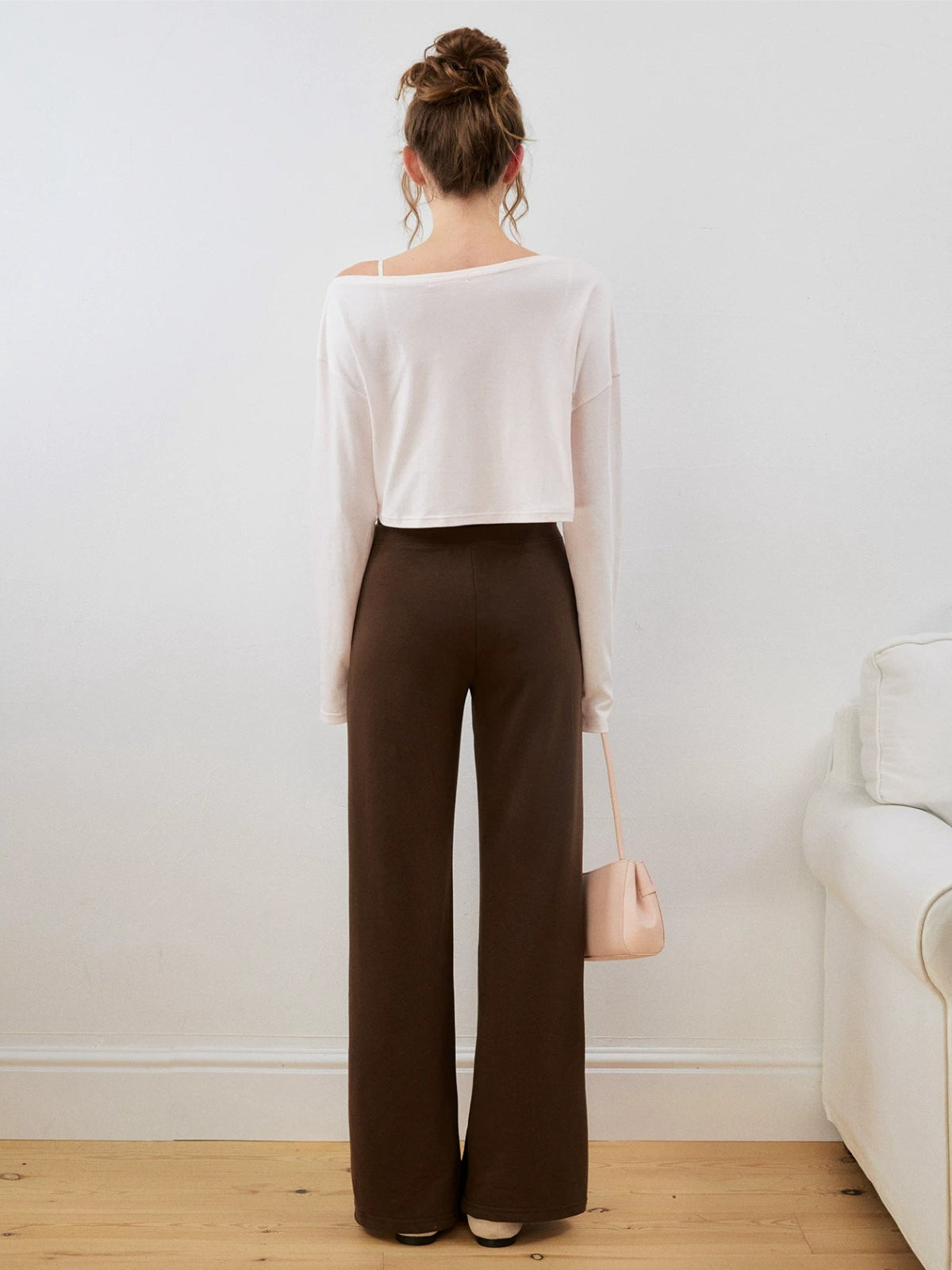 Double Waist Straight Sweatpants