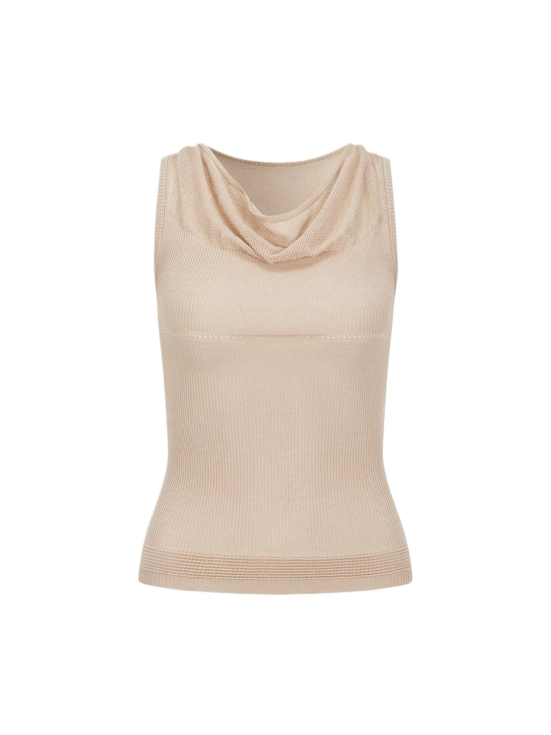 Draped Knit Tank Top