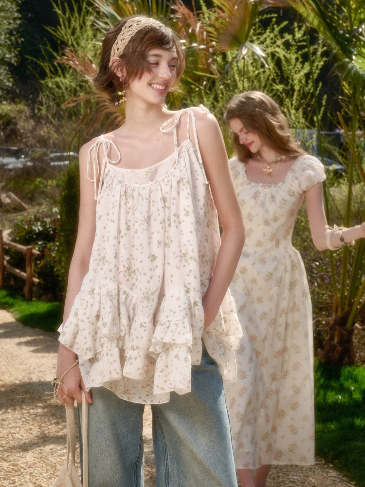 Floral Babydoll Mini Dress