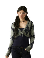 Diamond Knit Cardigan Set