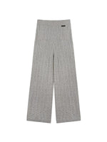 Hooded Cable Knit & Pants Set