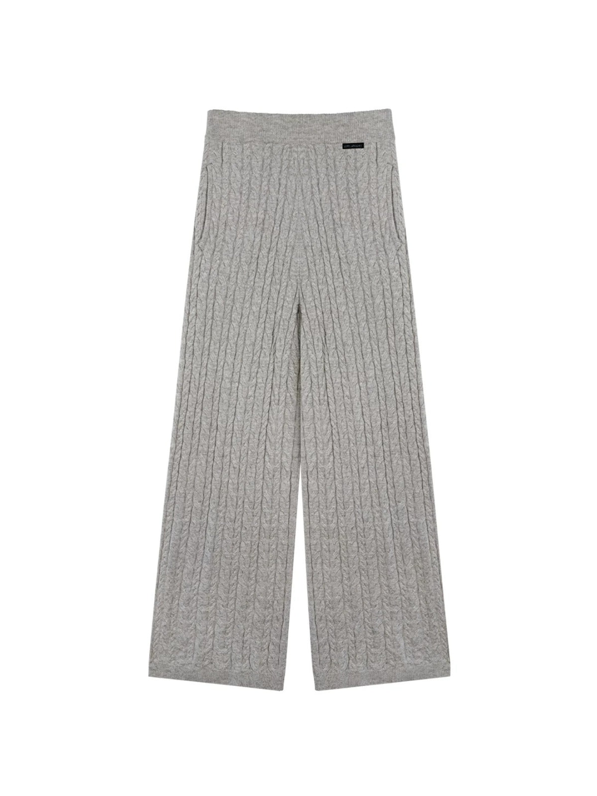 Hooded Cable Knit &amp; Pants Set