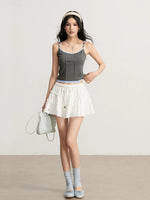 Contrast Cable Cami Top